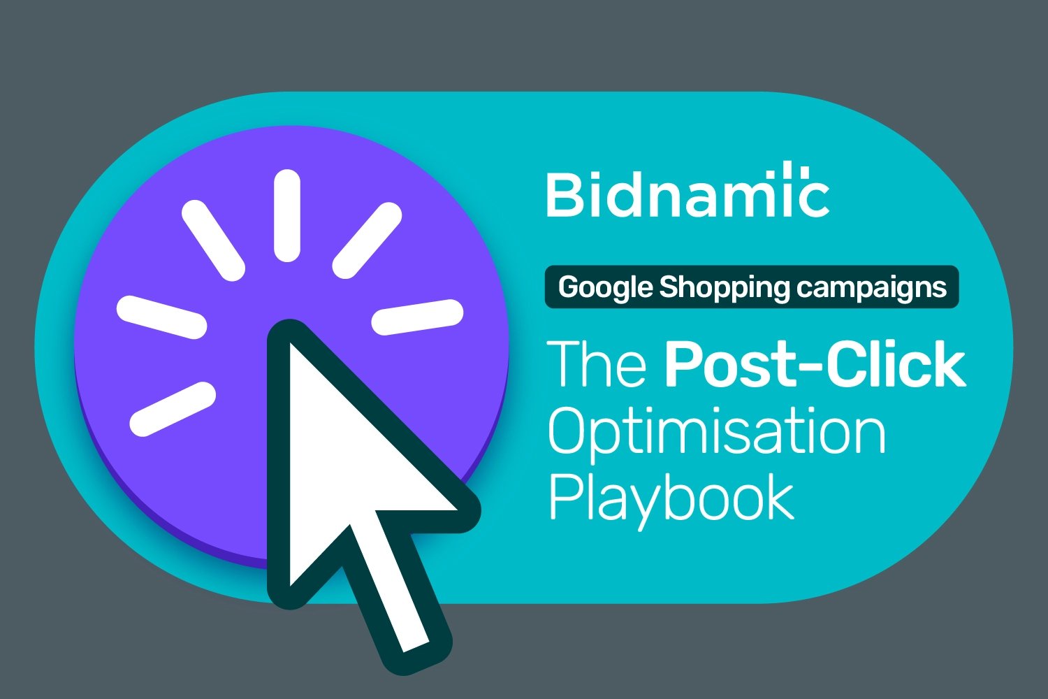 Image is the front cover of the pdf named The Post-Click Optimisation Playbook