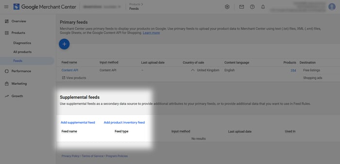 Supplemental feed guide step 1