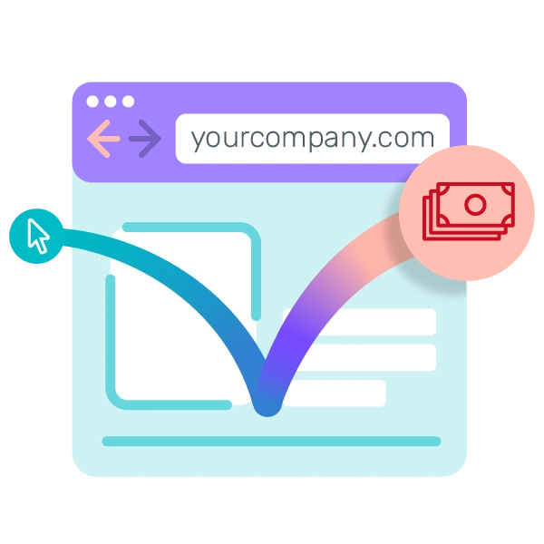 Image illustrates the cost of paid clicks bouncing back from your product page. Image illustrates the cost of paid clicks bouncing back from your product page.