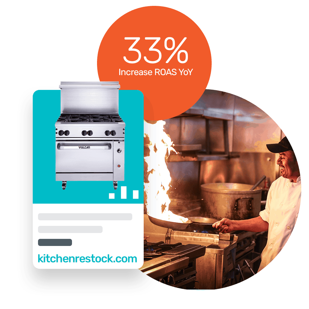 Kitchen Restock reduces CPC by 54% using Bidnamic's Targeted Search Term algorithm test | Bidnamic