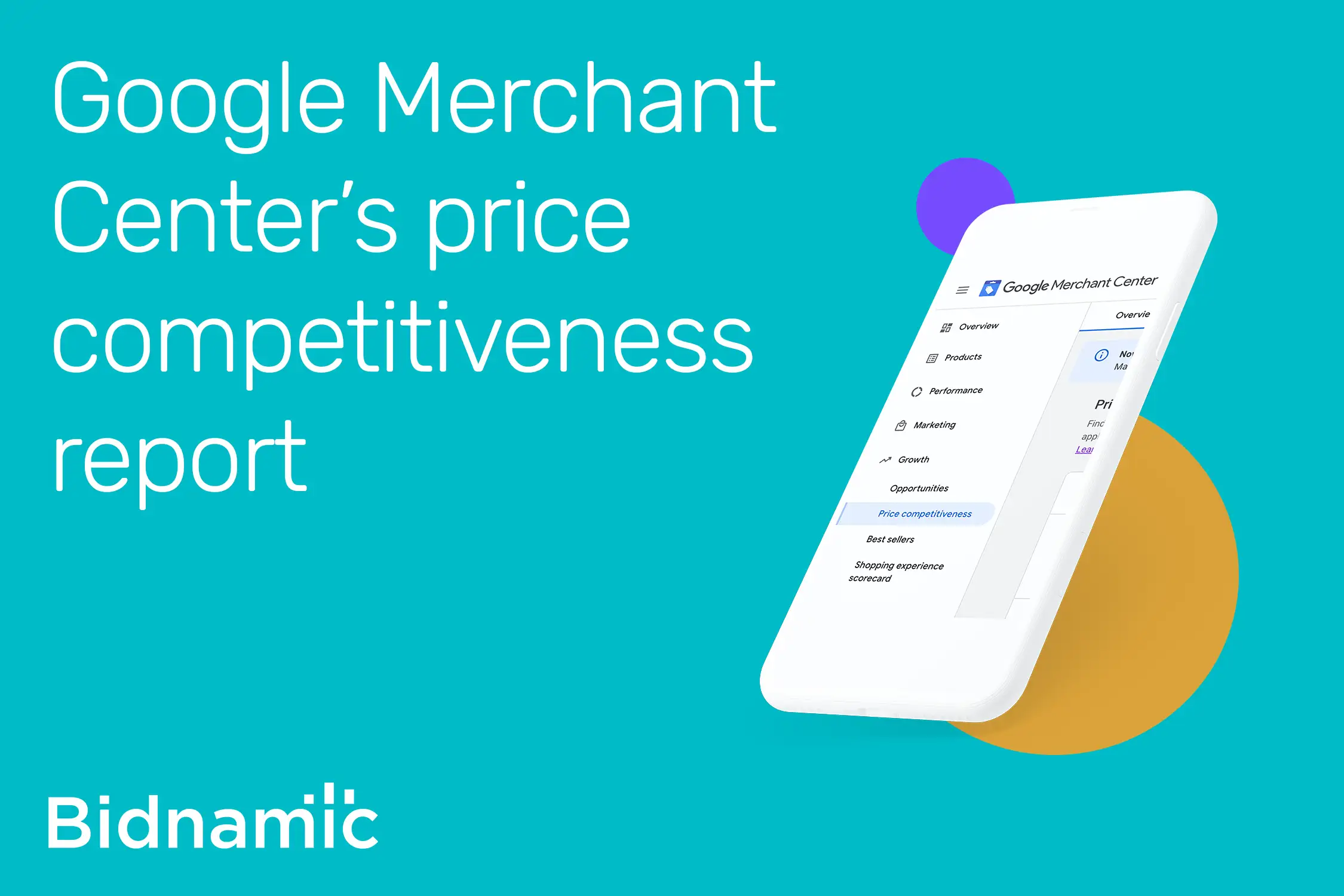 All about the price competitiveness report in Google Merchant Center