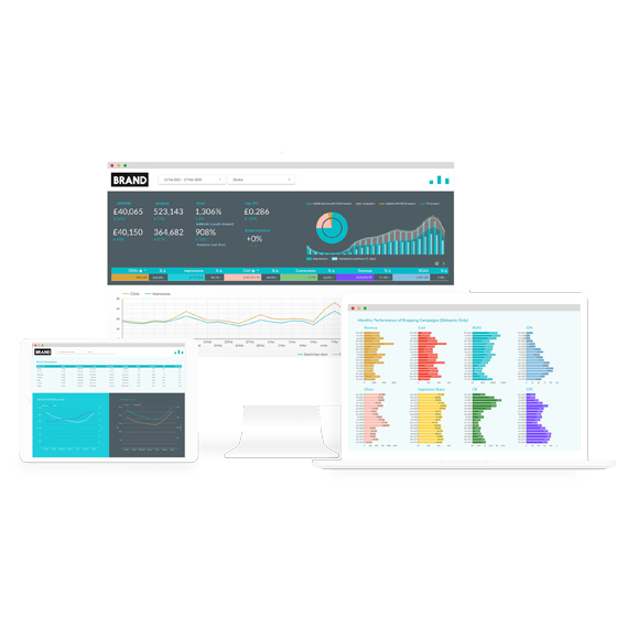 Access to your performance and search term data enables cross-channel optimisation